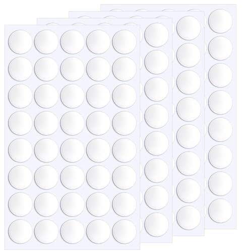JANYUN 140 Pcs Double Sided Sticky Dots Removable 30 mm Round Putty Sticker - size: 1.18" Round
