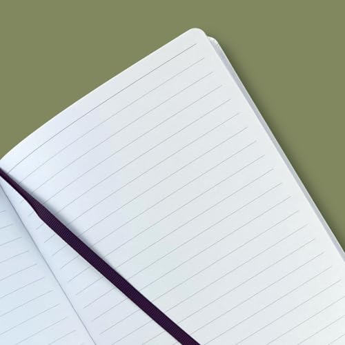 RICCO BELLO Wide Ruled Hardcover Diary Journal, Green Camouflage - color: Green Camouflage