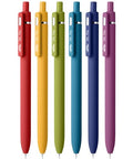 Mr. Pen- Retractable Gel Pens, 6 Pack, Black Ink, Vintage Barrels