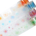 Fireworks PET Tape Set, 4 Rolls Pre-Cut Ephemera for Junk Journaling, Scrapbooking, Crafting, DIY Projects, Diaries, and Art Supplies - color: Watch Firework