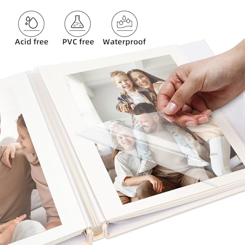 Self Adhesive Photo Album, 60 Pages, 13.2x12.8 Inch, Gray Blue - color: Gray Blue, size: 13.2x12.8 Inch, 30 Sheets (60 Pages)