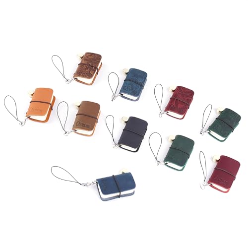 Ultra-Mini Travelers Notebook – 1.2" x 1.9" - color: Flower Blue
