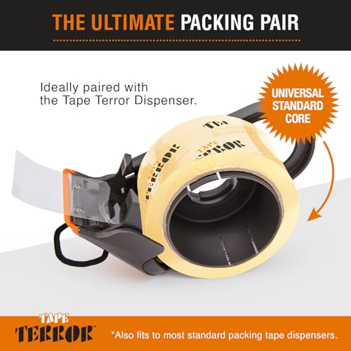 All-Purpose Clear Packing Tape (6 Rolls) - 48mm x 50m Per Roll | Heavy Duty Tape for Packing, Moving Boxes, Storage, Labeling, Crafts, And More, Shipping - style: AP Tape – 6 Pack
