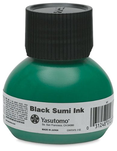 Yasutomo Liquid Sumi Ink, 2oz, Black (KF2)