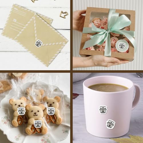 AHANDMAKER 500Pcs Kitchen Theme Planner Stickers Self-Adhesive Decals Slow Cookers Stickers for Planner Calendar Scrapbook Crafting Arts Gift Bag Seal Theme Party Decor - style: Kitchen theme