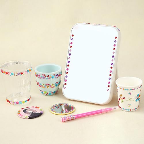 3120pcs 6mm Gradient Self-Adhesive Gem Stickers Bling Stickers for Crafts - color: Gradient