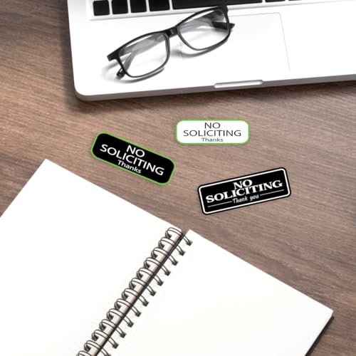 No Soliciting Stickers Pack for Home Or Use Vinyl Material Weatherproof Durable Easy to Apply On Doors Includes 96 Pieces with Various Styles 96Pcs Phone Case - color: No Soliciting A15