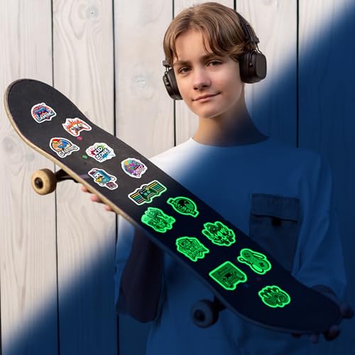 Glow in The Dark Game Gamepad Water Bottle Stickers for Kids - color: Luminescent-380ksxx
