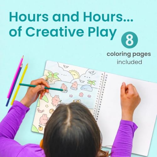 Cupkin Life of Cute Bunnies Coloring & Sticker Book | 300+ Stickers - color: Bunnies