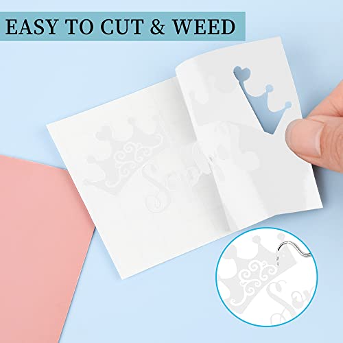 Glossy White Permanent Vinyl, (30 Pack, 12” x 12”) Permanent Vinyl Bundle for Silhouette, Cameo Cutters, Signs, Scrapbooking, Craft Die Cutters - color: 30 Pack Glossy White