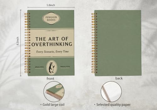 Funny Mental Health Notebook Gifts for Women 5.5x8.3 - color: White-19