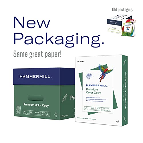 Hammermill Printer Paper, Premium Color 28 lb Copy Paper, 8.5 x 11-1 Pack (300 Sheets) - 100 Bright, Made in the USA, 102700R - size: 1 Pack | 300 Sheets, style: Letter (8.5x11)