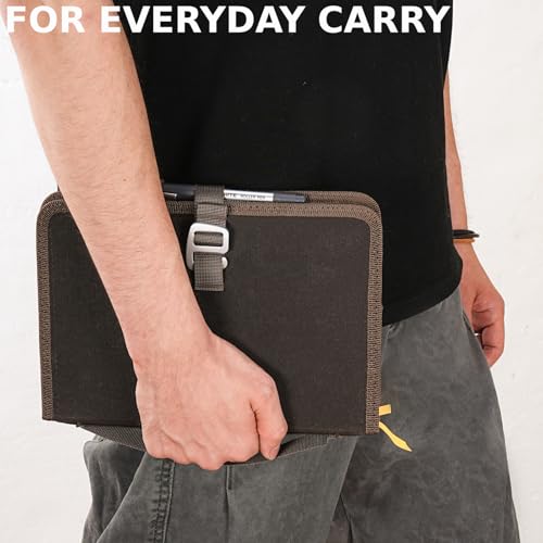 Field Journal Notebook A5 Planner Cover, Travelers Notebook Cover - size: A5 Classic Hook