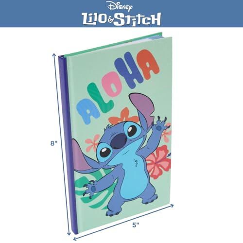 Innovative Designs Disney Stitch Sparkle Journal Set for Kids, Journal Kit with Stickers and Gems - style: Stitch