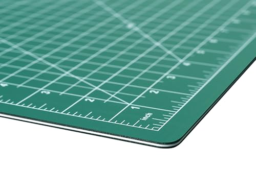 Dahle Vantage 10470 Premium Self-Healing Cutting Mat, 9"x12", 1/2" Grid, 5 Layers for Max Healing, Perfect for Crafts & Sewing, Green - color: Green, size: 12"L x 9"W