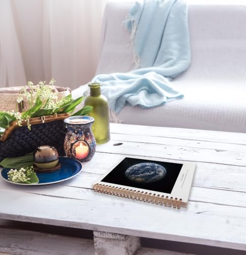 Space Planet Earth Notebook Gifts for Women 5.5x8.3 - color: White-21