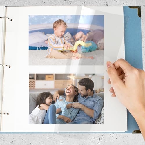 Vienrose Self Adhesive Photo Album Refill Pages 3 Ring Binder 240 Pages - size: 120 Sheets/ 240 Pages