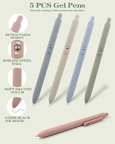 JIZHIYUAN 54X Aesthetic School Supplies with Green Pencil Case for Students - color: Green