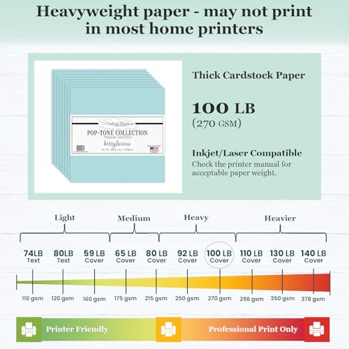 Cardstock Warehouse Pop-Tone Berrylicious Blue Cardstock Paper – 25 Sheets, 12 x 12" - 100lb / 270 GSM Premium Blue Card Stock for Die-cutting, Crafts, Scrapbooking, Card Making and DIY Projects - color: Berrylicious Blue