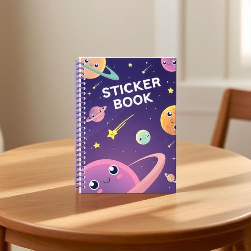 B5 Reusable Sticker Collecting Book Blank Sticker Album (Style K Purple) - color: Style K Purple