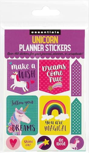 Essentials Unicorn Planner Stickers (over 160 stickers!) (Essentials Planner Stickers)