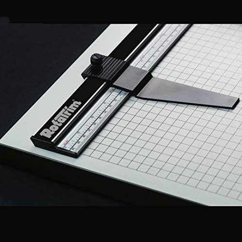 Rotatrim Pro 42 Inch Cut Professional Paper Cutter/Trimmer Precision Rotary Trimmer with Self-Sharpening Precision Steel Blades & Twin Stainless Steel Guide Rails (RCPRO42i) - size: 42 Inch