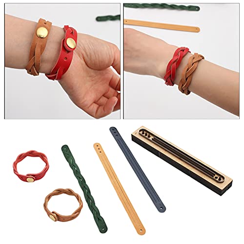 Harayaa Leather Cutting Die Scrapbook Embossing Wooden Cutter Leathercraft Tool for Bracelets Jewelry Making