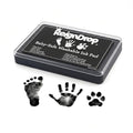 ReignDrop Baby Ink Pad for Hand and Footprints, Non-Toxic Acid-Free Keepsake Kit, Smudge-Proof Archival Ink Wipes Off Skin, for Scrapbook, Photo Album, Frames & Pet Paws, Baby Gift (Black) - color: Black