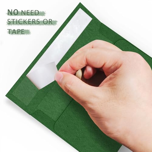 Dark Green Envelopes A2 Goefun 100 Pack Self Seal for Invitations - color: dark green, size: A2