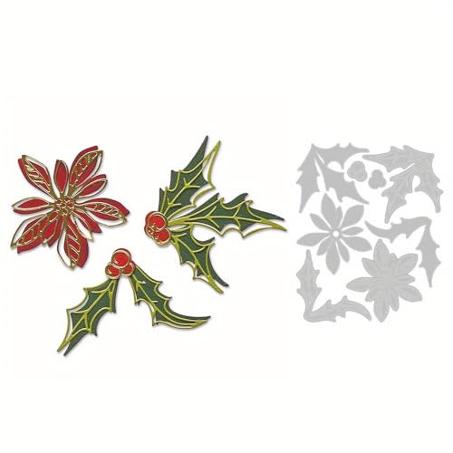 Flowers Metal Cutting Die for Scrapbooking - Cut Stencils for DIY Scrapbook Photo Album Decorative Paper Card, Card Making Supplies, Stencils & Crafting Die Cut (Maple Leaf 4.4 x 3.9 in) - color: Maple Leaf 4.4 x 3.9 in