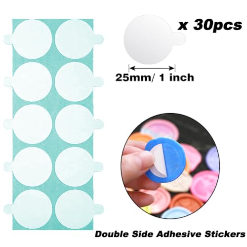 Wax Seal Beads,300pcs Silver Sealing Wax Pellets Refill with 30pcs Double Side Adhesive Stickers for Stamp Seals Wedding Invitations Envelopes DIY Craft Projects - color: Silver