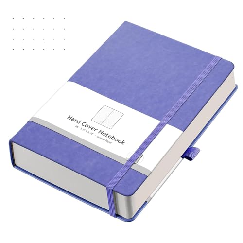AHGXG Dotted Journal, 320 Pages, A5 (5.75'' × 8.38'') - color: Purple, size: A5
