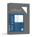 Southworth 404C 25% Cotton Business Paper White 24 lbs. Wove 8-1/2 x 11 500/Box FSC - color: White, size: 8.5" x 11" (Pack of 1)