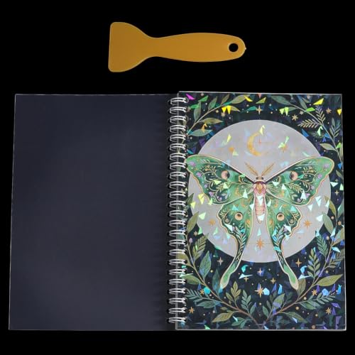 Insect Reusable Sticker Book Collecting 5.8 x 8.3 Inch A5 Size 40 Sheets Sticker Organizer Album Insects Pattern Paper Labels Keeper Storage Holder Notebook with 1Pc Scraper and Tweezer - color: Insects