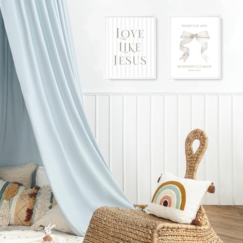 LARTSFRO Coquette Beige Bow Jesus Wall Art Decor Posters, Beige Bow Christian Room Bedroom Bathroom Wall Art Decor Aesthetic for Teen Girls Gifts, Inspirational Bible Verses Bow Wall Decor, 10x8 Inch Set of 4 Bow Pictures (UNFRAMED) - color: beige bow, si