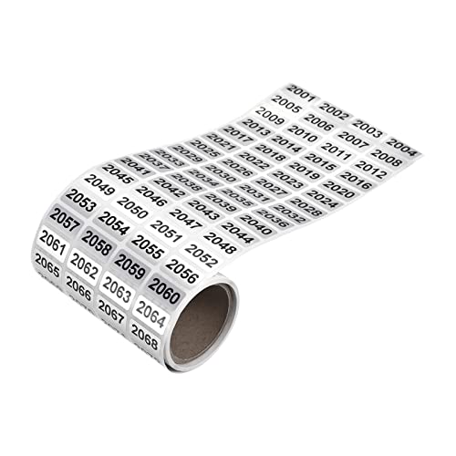 MECCANIXITY 2001 to 3000 Consecutive Number Stickers Inventory Label Black Numbers for Office Warehouse Numbering Classification - style: 2001 to 3000