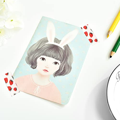 CIAIJE Strawberry Washi Dots - 5/8" x 393" Wave Foil Craft Tape for Scrapbooking & Decor - color: Strawberry, size: 15mm x 10m