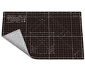 Self Healing Cutting Mat A3 12"x 18" Double Sided Black Mat - color: Black, size: A3 (12" x 18")