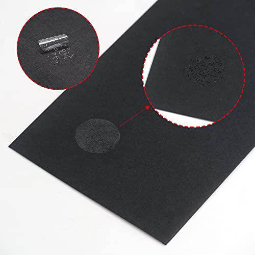 Transparent Blank Tamper Evident Labels Crystal Clear Sealing Package Seal Self Adhesive Security Warranty Void Tamper Proof Stickers (500pcs Round) - style: 500pcs Round