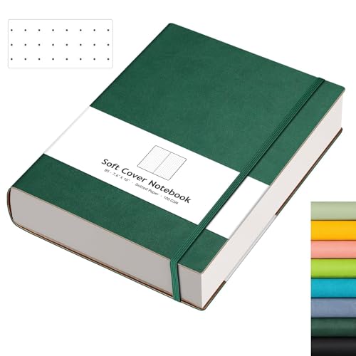AHGXG Dotted Journal, 320 Pages, B5 (7.6'' X 10'') - color: Green, size: B5