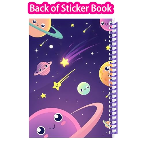 B5 Reusable Sticker Collecting Book Blank Sticker Album (Style K Purple) - color: Style K Purple