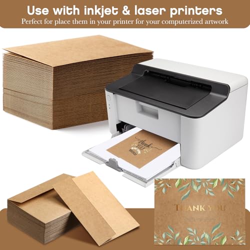 Fainne 600 Pack Kraft Envelopes for Invitation, 120 GSM,A6, 4.75 X 6.50 in | Brown Envelopes for Invitation, 120 GSM Gift Card for Office, Wedding, Gift, Party, Baby Shower, Mailings - size: A6,4.75 x 6.5"