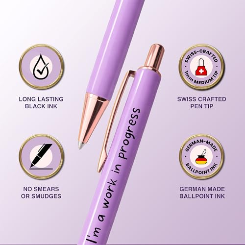 MESMOS 3Pk Funny Pens for Adults, Funny Coworker Gifts, Fun Pens for Adults, Office Supplies for Women, Unique Office Work Gifts for Women - style: Funny