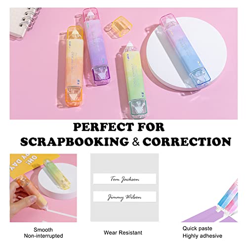 2 in 1 Correction Tape and Double Sided Tape Roller - style: BP-03