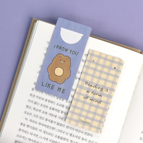 Monolike Bandal Bookmarks Unmatched Friends Solid Color + Pattern 120 Pieces - color: Unmatched Friends Solid Color + Pattern