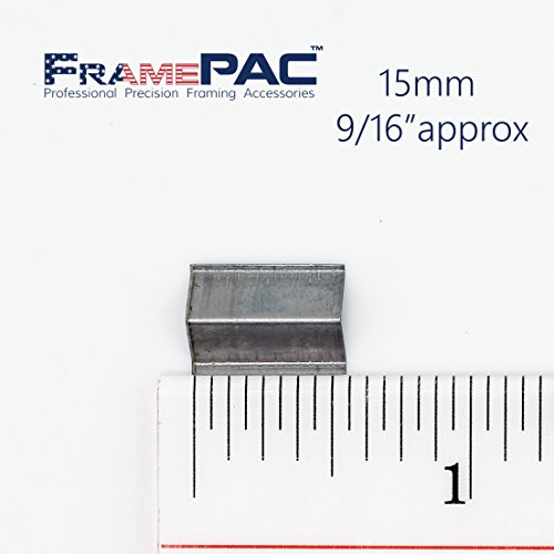 V Nails for Hardwood Picture Frames - 15mm (9/16 Inch) - [2000 V-Nail Pack, Stacked] - Universal (UNI) - Ultra Strong Vnail Wedges for Picture Framing - Joining Picture Frame Corners - size: 5/8 inch [15mm] - 2000 pack, style: UNI - Hardwood