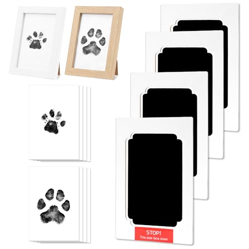 Hypeety Inkless Paw Print Kit for Dogs Cats Nose Impression Craft Keepsake