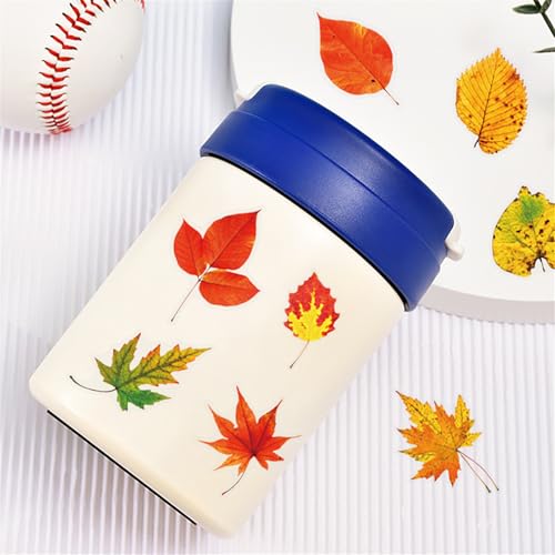 50pcs Transparent maple leaves Sticker for Scrapbooking Water Bottles Laptop Journaling,Cartoon fallen leaves Decal for Teens Planners,Cards, Gifts,Crafts,Art Projects,Glass Potion Bottles(maple leaf) - color: Maple Leaf