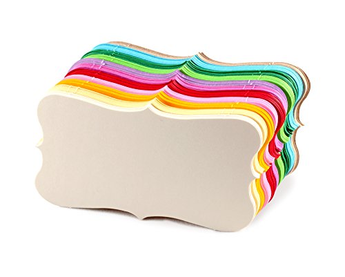 PPAPPAPPIYO 3.5x2 Blank Color Index Cards, 110 Pack - 180gsm