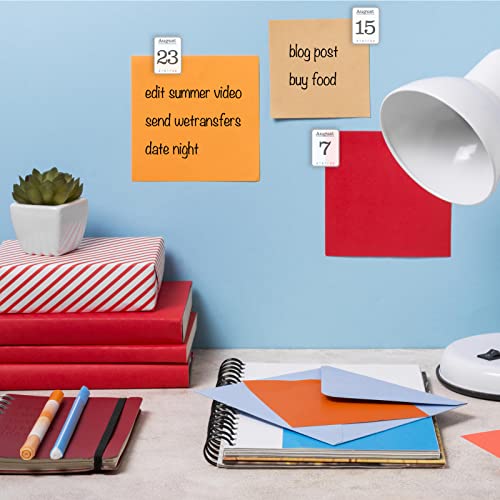 Aixoom 12 Monthly Calendar Number Stickers, 2 Styles Planner Date Stickers - color: Regular + Colorful